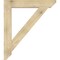 Ekena Millwork Traditional Slat Rough Sawn Bracket, Douglas Fir, 6"W x 42"D x 48"H BKT06X42X48TRA06RDF - alternate 2